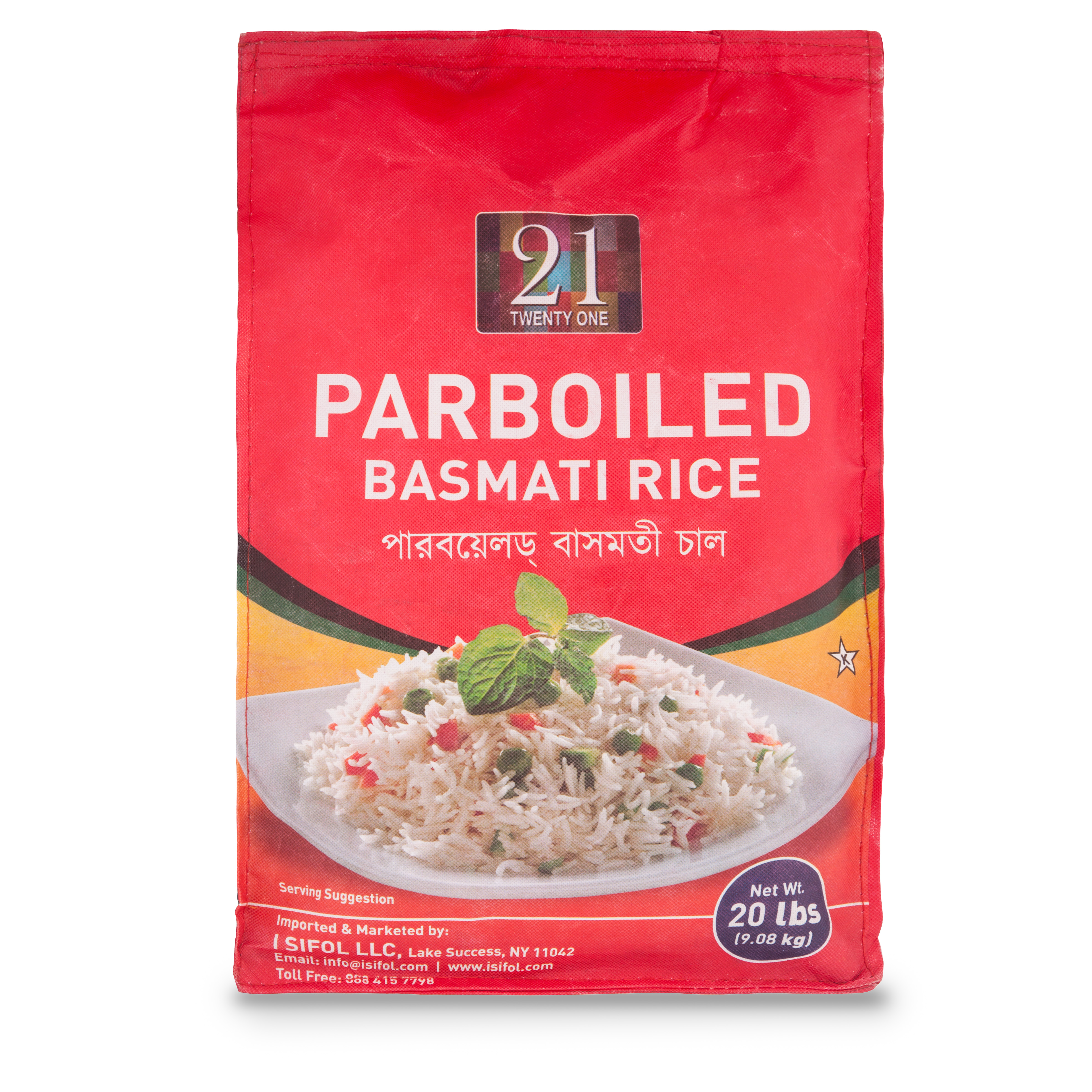 Twenty One Paraboiled Basmati Rice